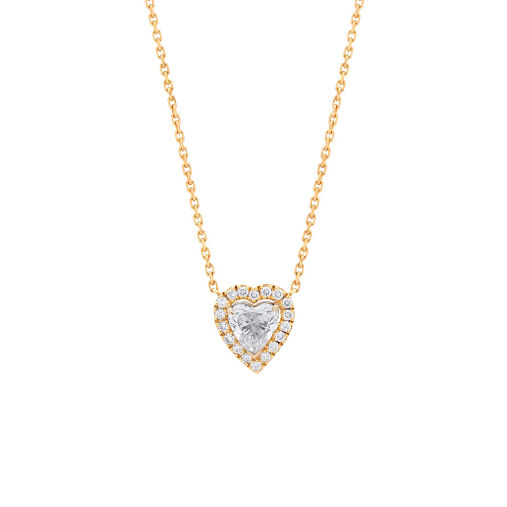 Collier en forme de cœur