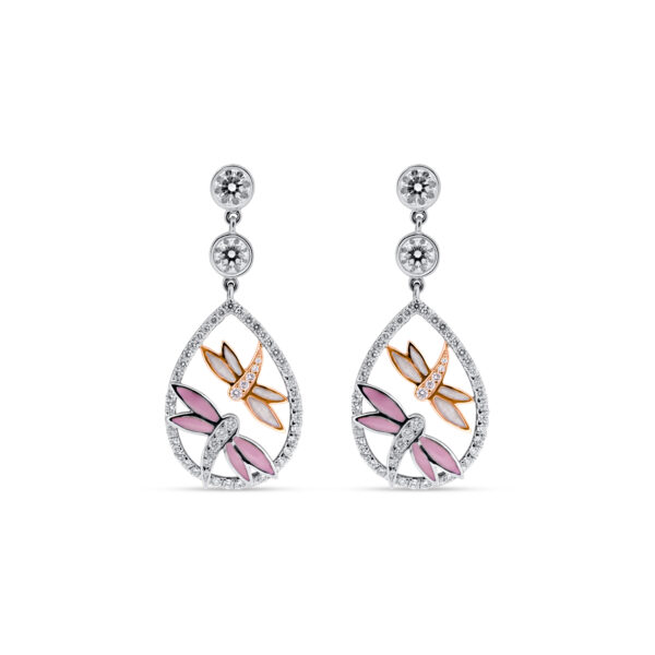 Boucles d'oreilles Libellule
