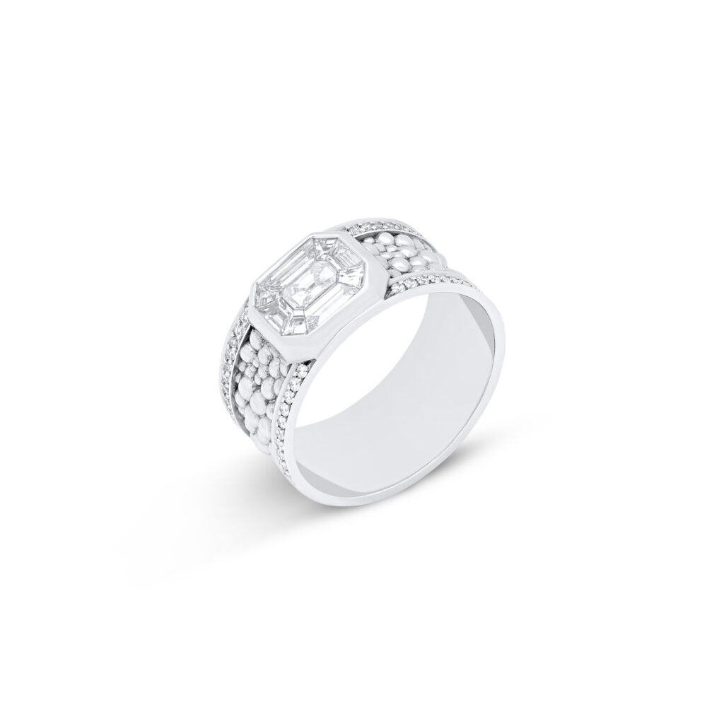 Bague en caviar
