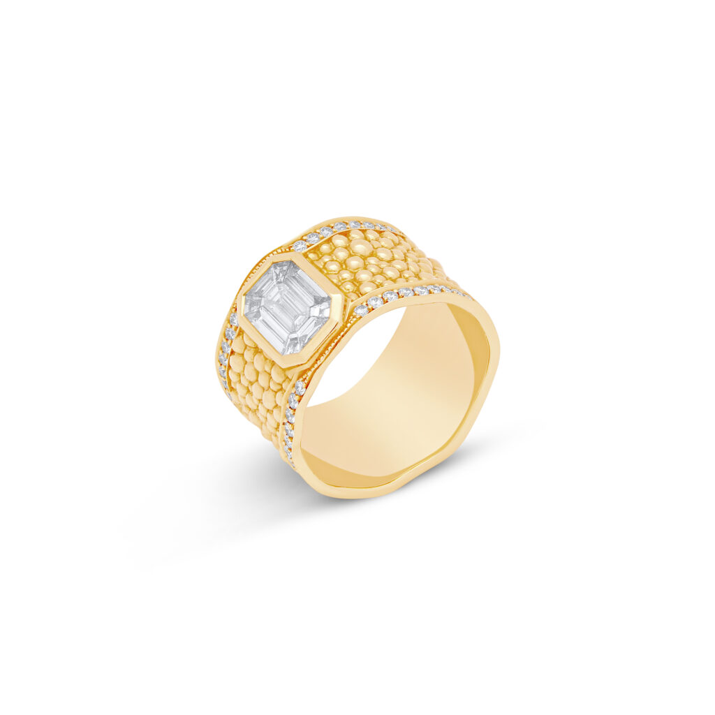 Caviar ring