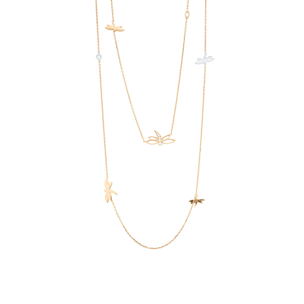 Libellule long necklace