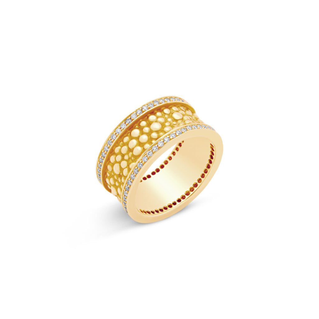 Caviar ring