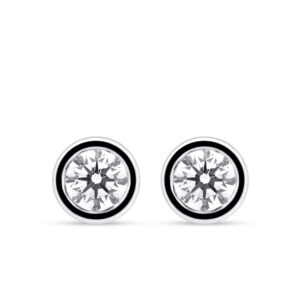 Diamanten oorbellen