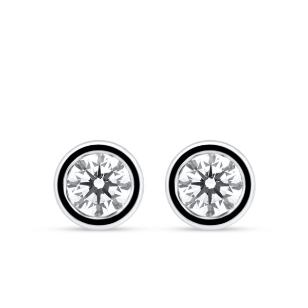 Diamanten oorbellen