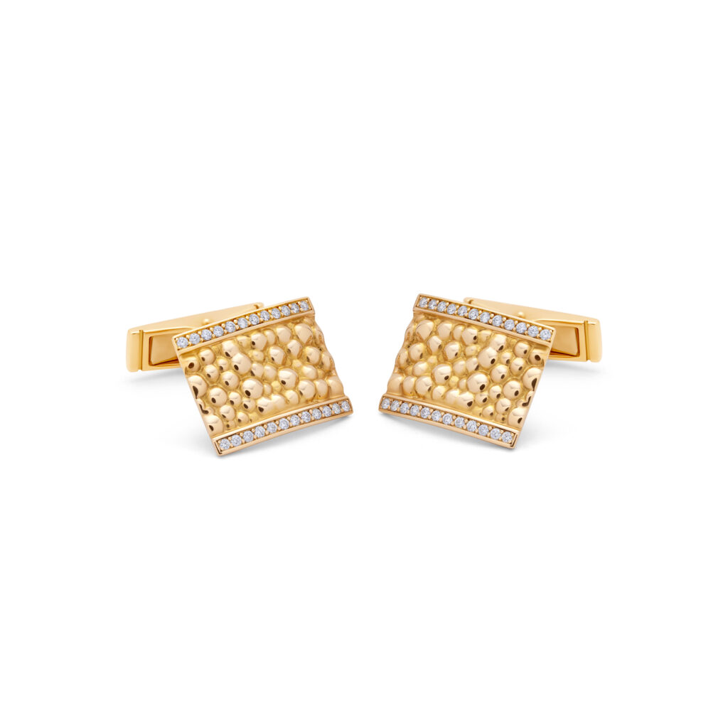 Caviar cufflinks