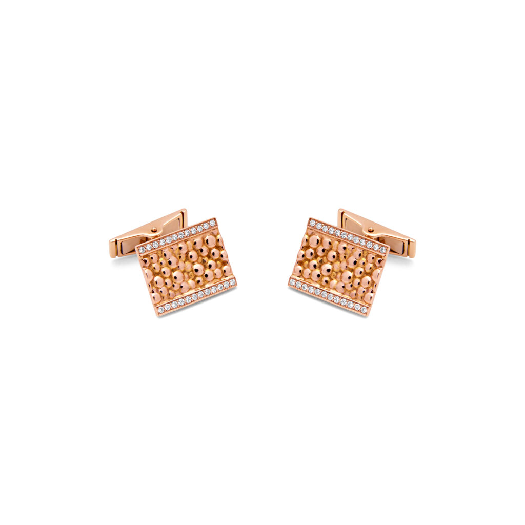 Caviar cufflinks